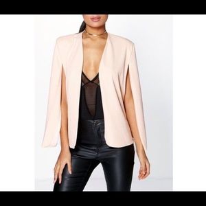 Light Blue Cape Blazer